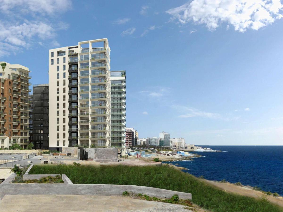 Luxury Apt W/ Side Seaviews And Pool, Top Location Слима Экстерьер фото